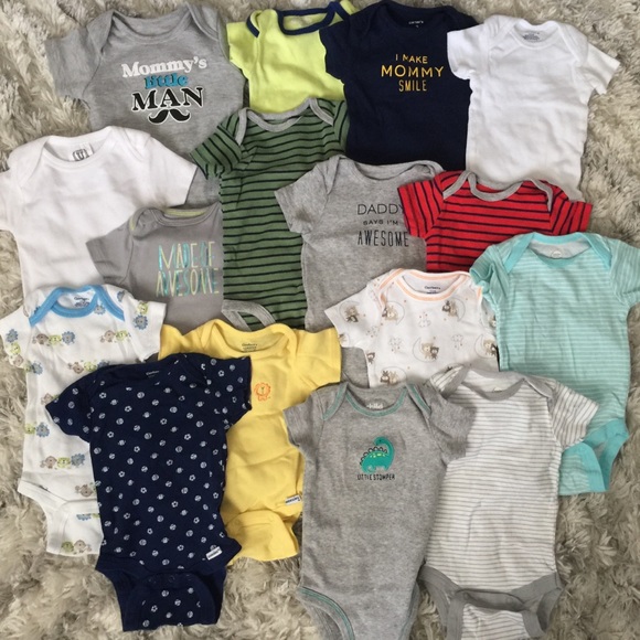 Carter's Other - 💎 Baby Boy 0-3m Onesies!